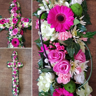 Mixed flower 5ft cross