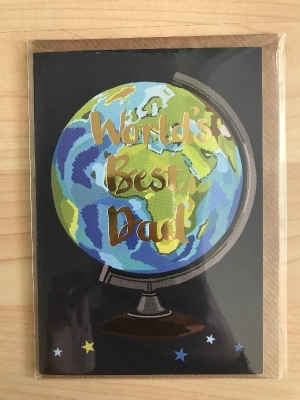 Worlds best Dad card