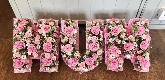 Floral letters