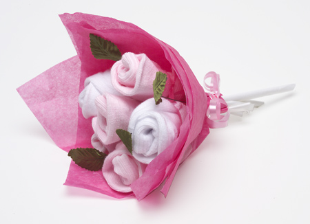 Pink Sock Bouquet