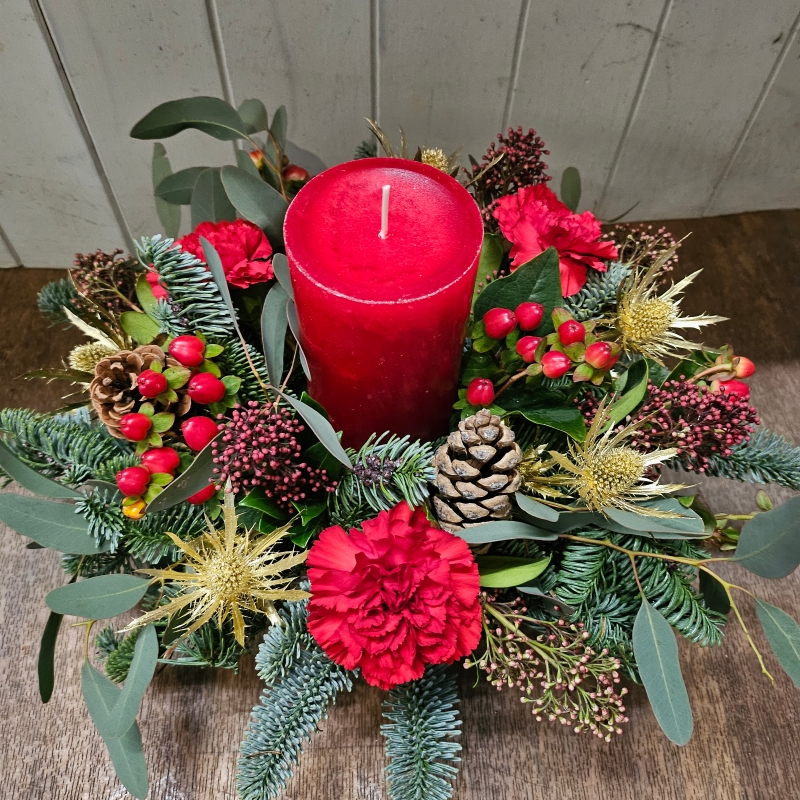 Christmas candle Arrangement