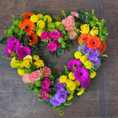Vibrant open heart