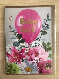 Baby girl card