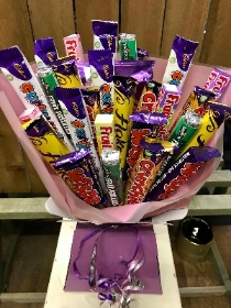 Chocolate and sweetie bouquet