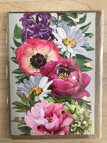 Floral card (blank inside)