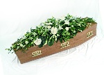 Mixed White Lily Casket Spray