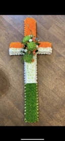 Irish flag cross