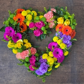 Vibrant open heart