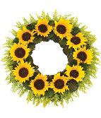 Sunflower Wreath