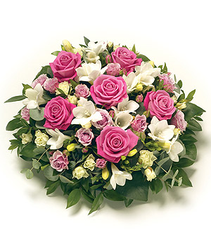 Pink and White Posy